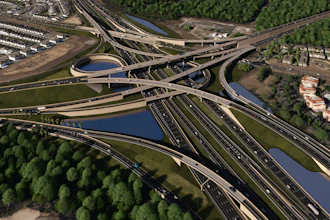 A rendering of the future, reconstructed I-4/SR 429 interchange.