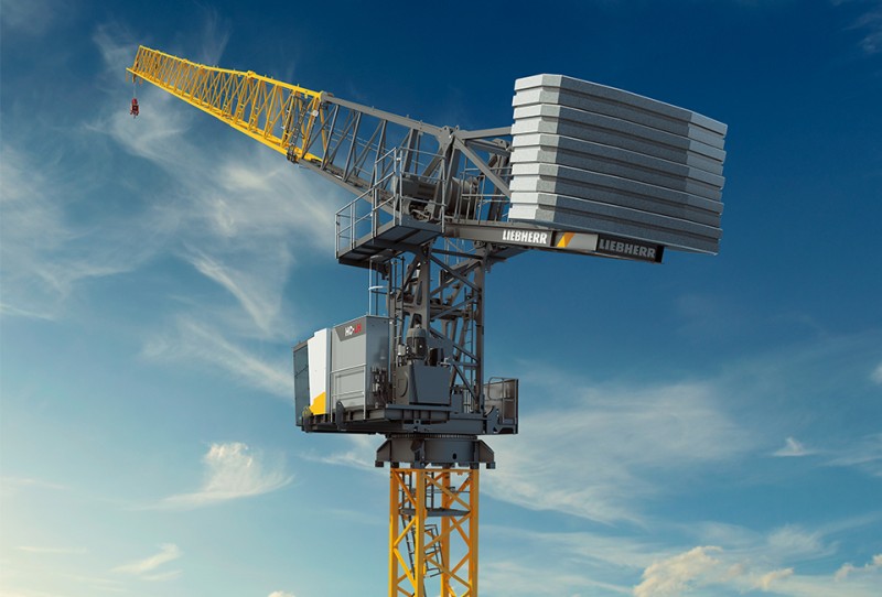 Liebherr Debuts 195 HC-LH Luffing Jib Crane for Urban Jobsites