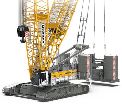 The LR 1400.1 SX crawler crane Liebherr showed at ConExpo 2026 was delivered to Maxim Crane Works in Turkey.