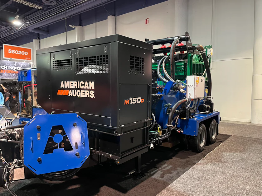 American Augers Launches M150D Fluid Cleaning System for Directional Drilling