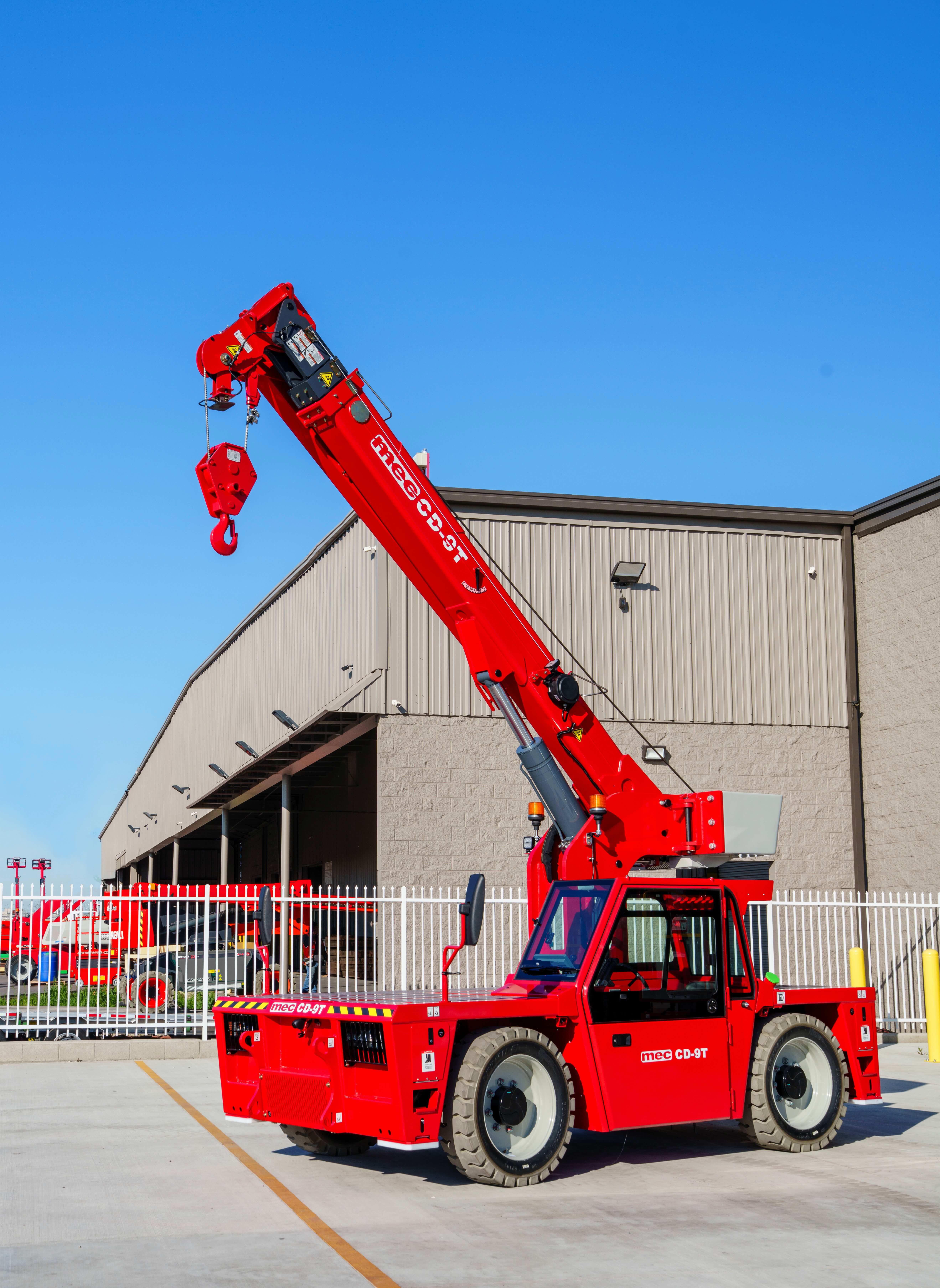 MEC Enters Carry-Deck Crane Market, Also Rolls Out New Boom and Scissor Lifts