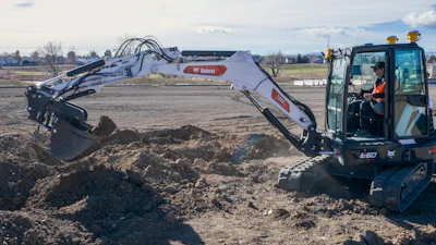 Trimble's new Earthworks for mini excavators with swing booms is set for May release.