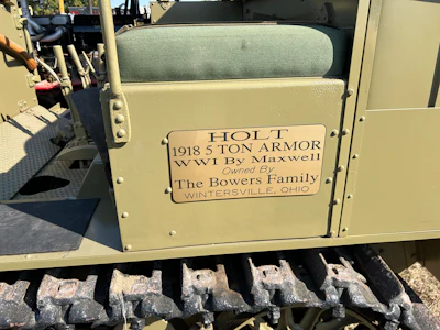 1918 Holt 5 Ton Armor Wwi Info