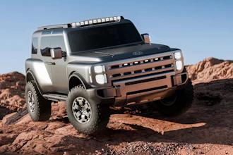 Hyundai's Boulder Concept will be the basis for an SUV and midsized pickup truck, set to hit the North American market by 2030.