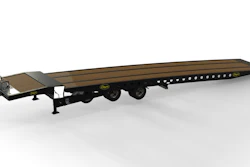 Etnyre's new 55TL3-SA Sliding Axle Trailer