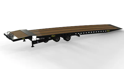 Etnyre's new 55TL3-SA Sliding Axle Trailer