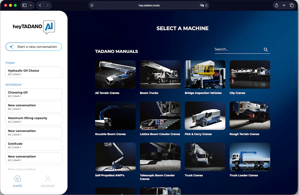 Tadano unveils updated AI voice-assistant app for crane operators ...