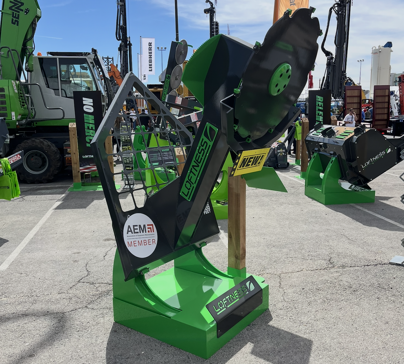 Loftness Debuts New Kwik Fall Tree Saw and Stone Ax Crusher for Skid Steers