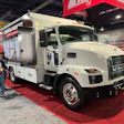 Sage Oil Vac's non-CDL enclosed lube truck includes six product tanks and seven hoses.