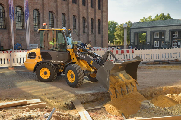 Volvo's new L20 Electric compact wheel loader gets 21% more battery capacity for longer runtime.
