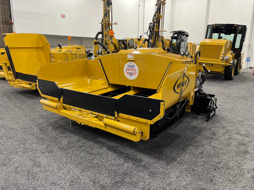 Weiler Expands Paver Lineup with 16,000-Lb. P275 with Front-Mount Screed