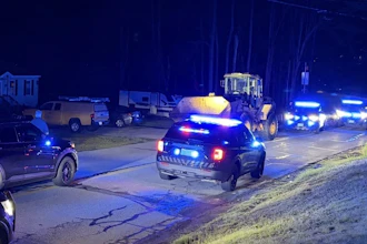 Man who led officers on a low-speed chase May 3 in Millbury, Massachusetts, eventually stopped.