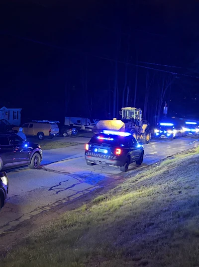 Man who led officers on a low-speed chase May 3 in Millbury, Massachusetts, eventually stopped.