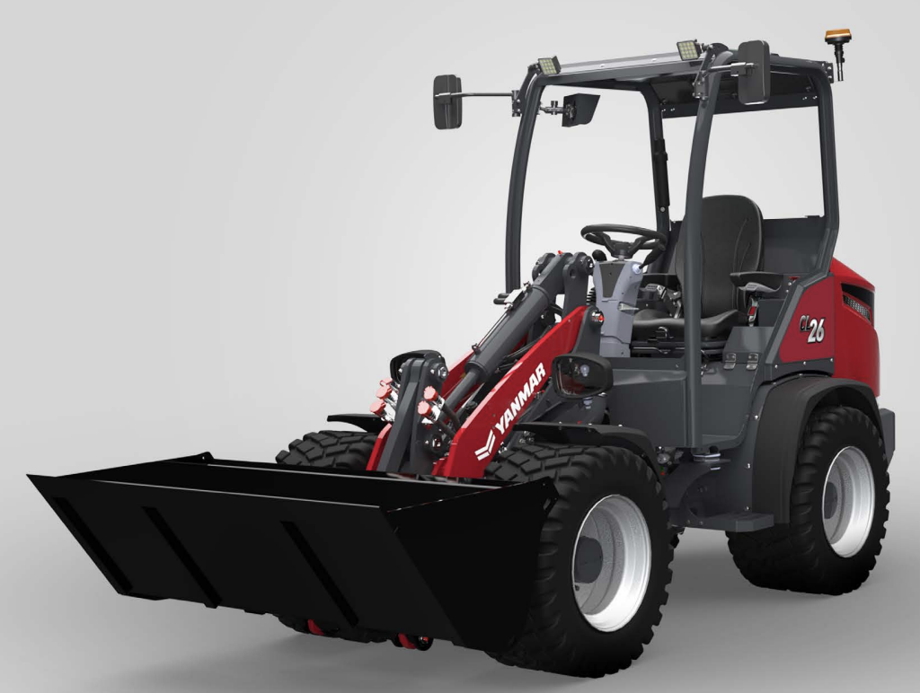 Yanmar's new prototype CL26 compact wheel loader