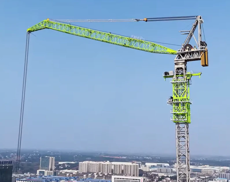 Zoomlion Unveils World's Tallest Tower Crane for Wind Turbine Construction