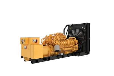 Cat G3516 natural gas generator with fast response