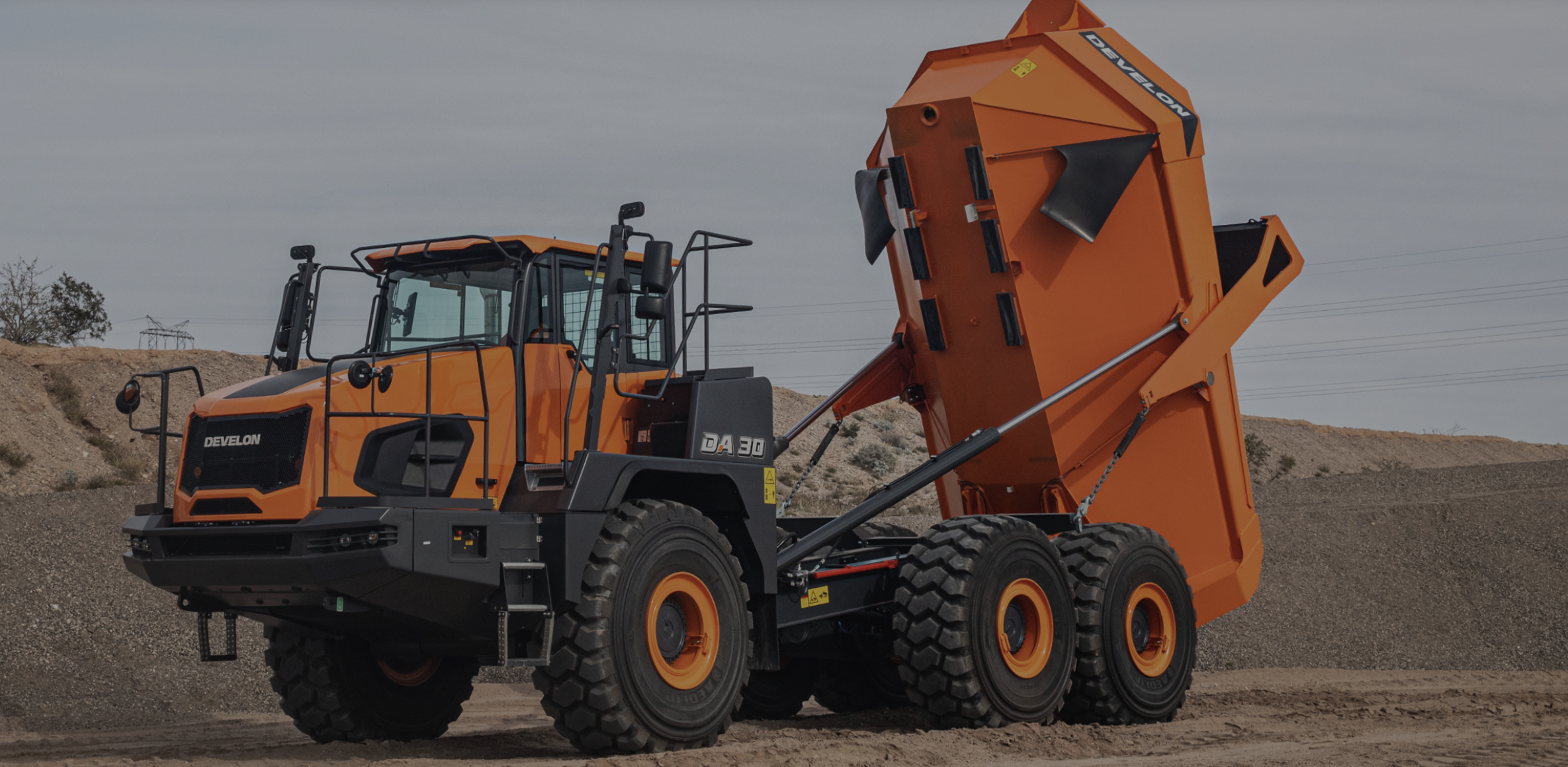 Develon's next-generation DA30-7 articulated dump truck