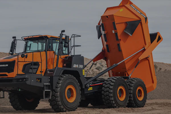 Develon's next-generation DA30-7 articulated dump truck