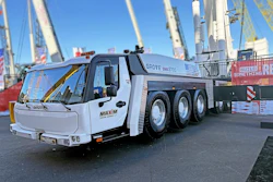 The new GMK8700 will become the largest mobile all-terrain crane in Grove's portfolio.