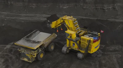 Komatsu Pc9000 Excavator Loading