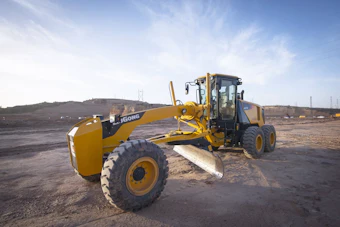 A LiuGong 4215D motor grader.