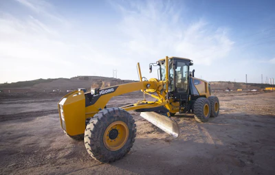 A LiuGong 4215D motor grader.