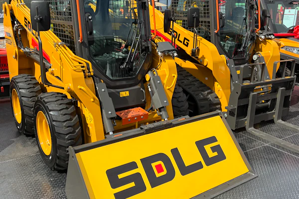 SDLG's first skid steer, the SR800H, and first compact track loader, the TV1100H, for the North American market make their debut at ConExpo 2026.
