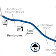 A map of the 17.77-mile corridor the joint venture will deliver.