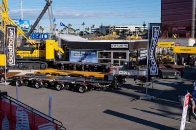 Goldhofer's exhibit at ConExpo 2026 in March