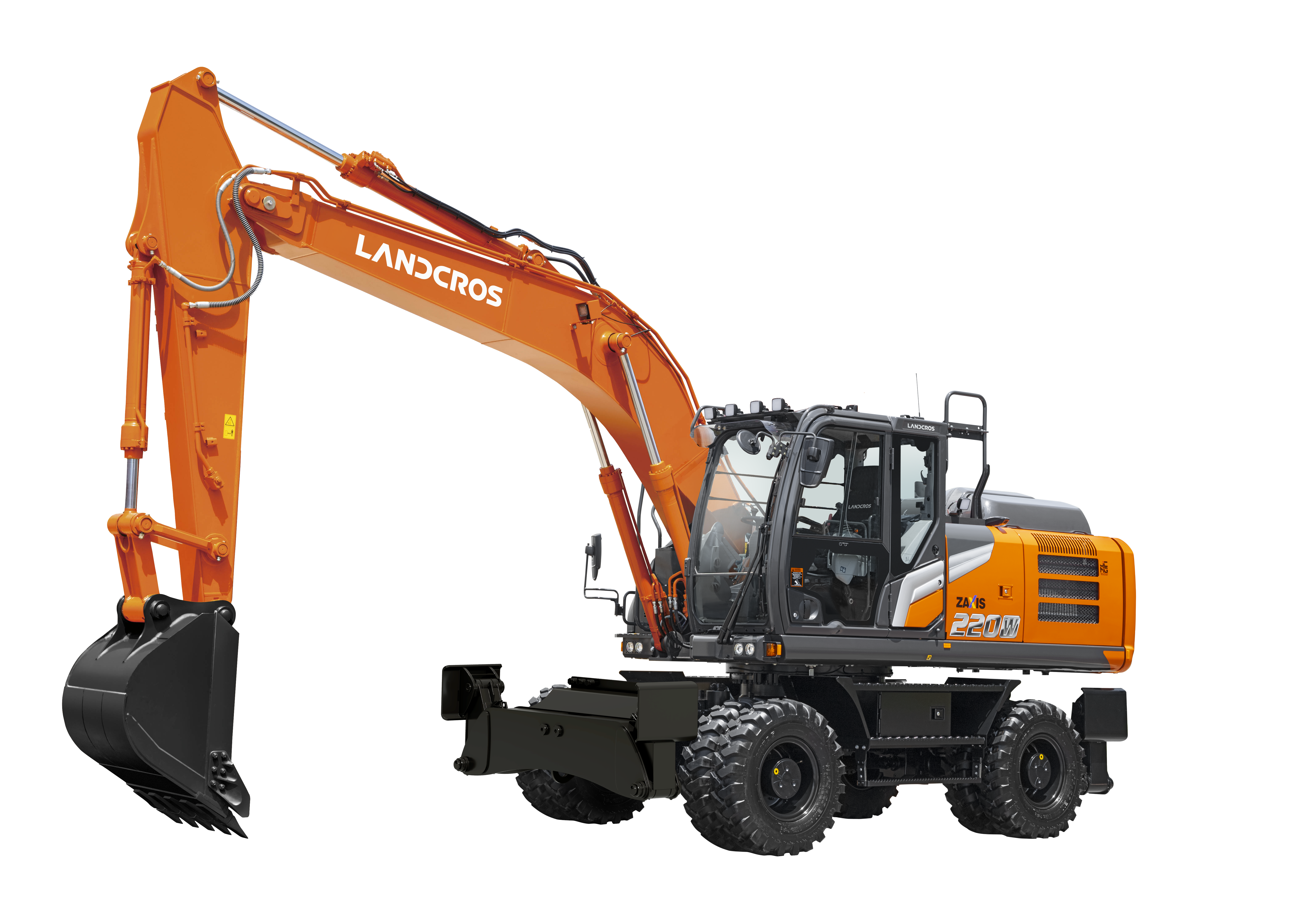 Hitachi Unveils Its First Wheeled Excavators for North America