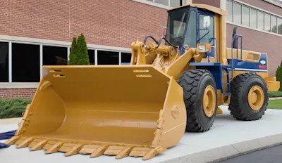Restored 1988 WA450-1 wheel loader, nicknamed the “Ochi Loader”