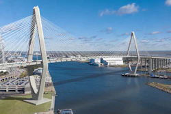 A new rendering of the future I-10 Mobile River Bridge and Bayway.