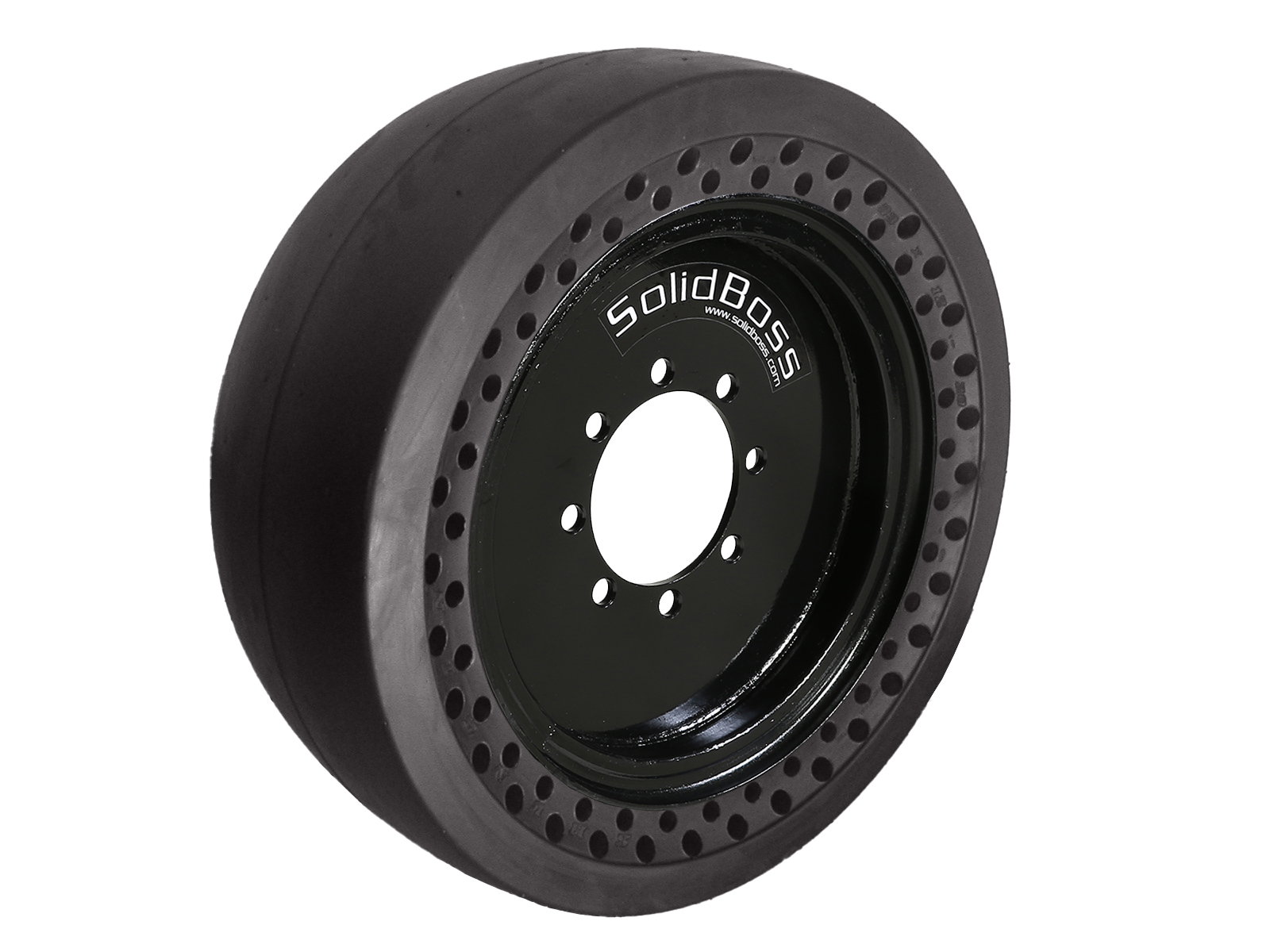 The new OTR SolidBoss 31x10-20 (10-16.5) tire for skid steers has a load capacity of 4,850 pounds at 15 mph.