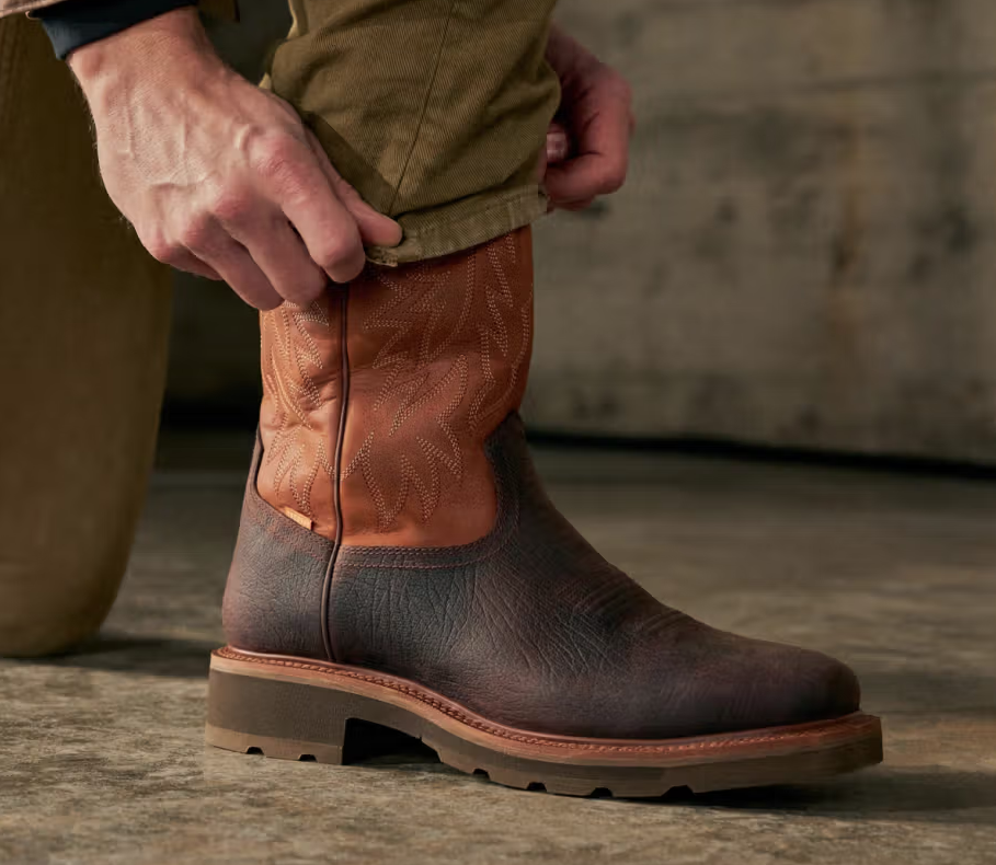 The all-new Tecovas LongHaul Boots feature temperature regulating fabric from Kulkote.