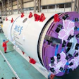 The cutter head of the new Xianglong 'boring and blasting machine.'