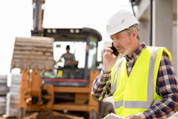 Contractor On Phone Getty Images 1411653723