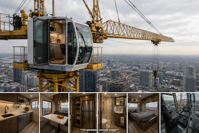 Crane Ai Caption