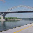 A rendering of the future Massachusetts Sagamore Bridge.