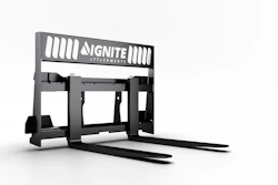 Ignite's new pallet fork frame for John Deere compact tractors
