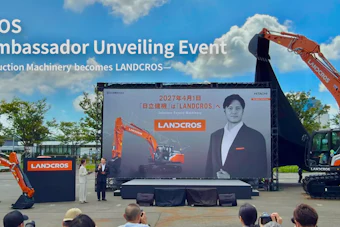 As Hitachi Construction Machinery changes its name to Landcros in April 2027, it's getting some help in spreading the word from L.A. Dodger star Shohei Ohtani who has been named the company's global brand ambassador.