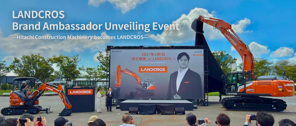 Hitachi Gets Help from Shohei Ohtani to Change Name to Landcros