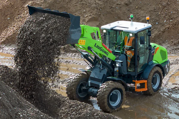LiuGong's 820TE electric compact wheel loader