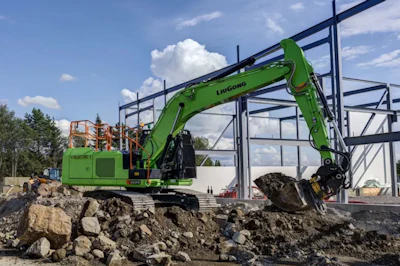 LiuGong's 924FE battery-electric excavator