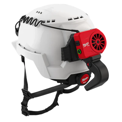 Milwaukee Helmet Fan