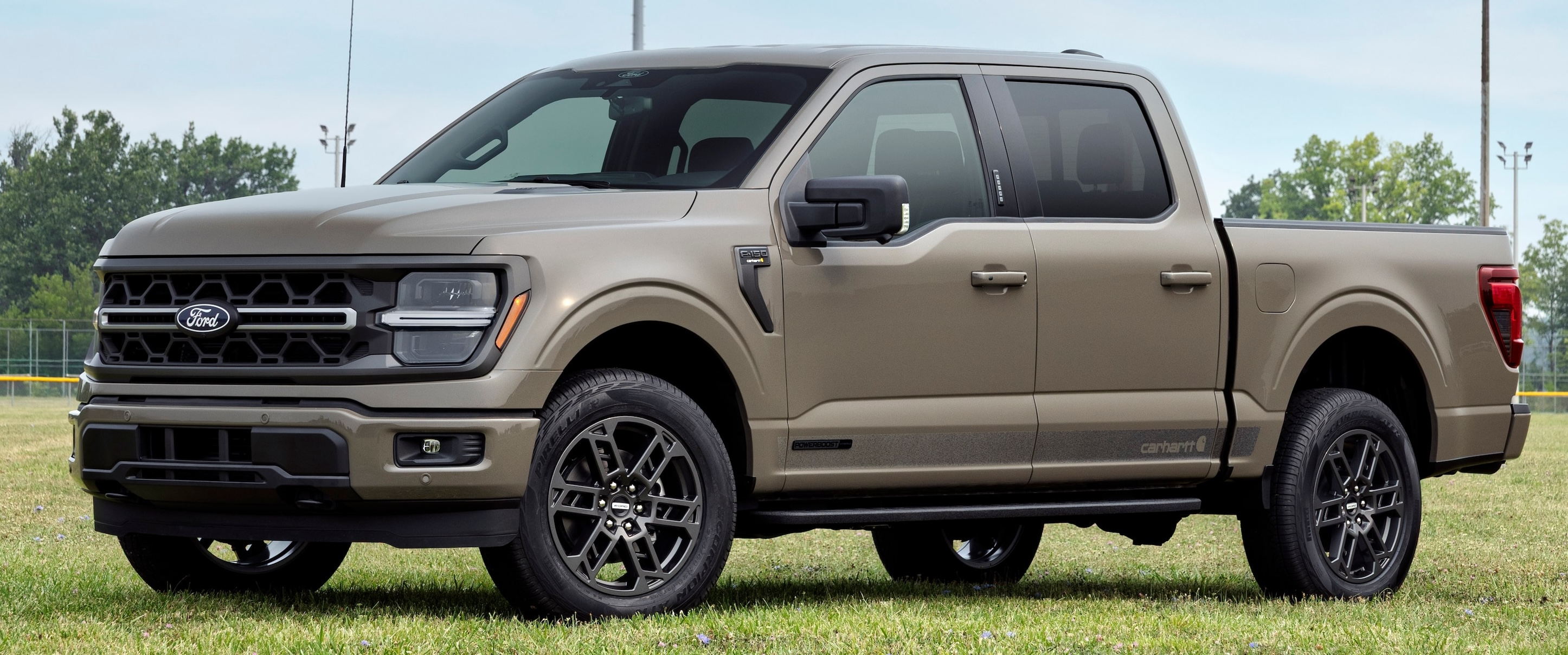 Orders are being taken now for the first-ever Ford F-150 Carhartt, part of the popular pickup truck series' 2027 lineup. (Note: This is a preproduction Carhartt Edition. The actual production model may vary.)