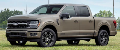 Orders are being taken now for the first-ever Ford F-150 Carhartt, part of the popular pickup truck series' 2027 lineup. (Note: This is a preproduction Carhartt Edition. The actual production model may vary.)