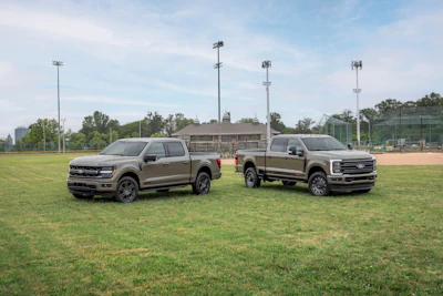 2027 Ford F-150 Carhartt, left, and Super-Duty Carhartt