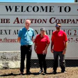From left to right: Jonnie Keys (Yoder & Frey and Euro Auctions), Claudia Knopp (co-founder of The Auction Company) and Steve Gorin (co-founder of The Auction Company).