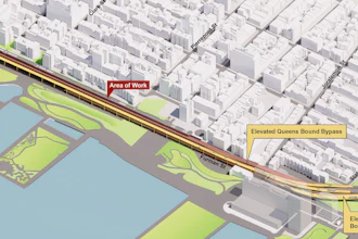 An overview of the BQE Central corridor up for rehabilitation.