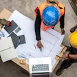Contractors Looking At Plans